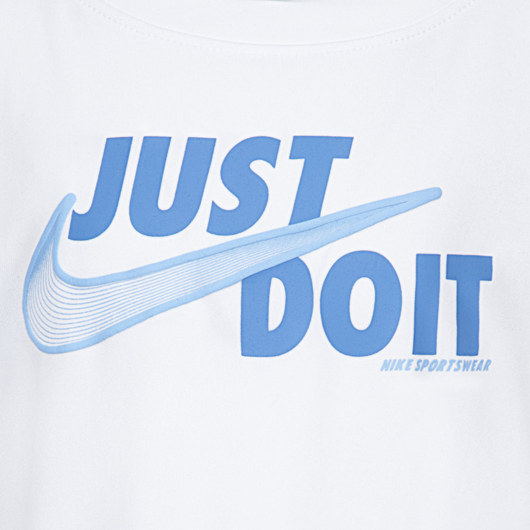 Nike Girls Swoosh Motion Wavy Shorts Set Psychic Blue (Little Kids)