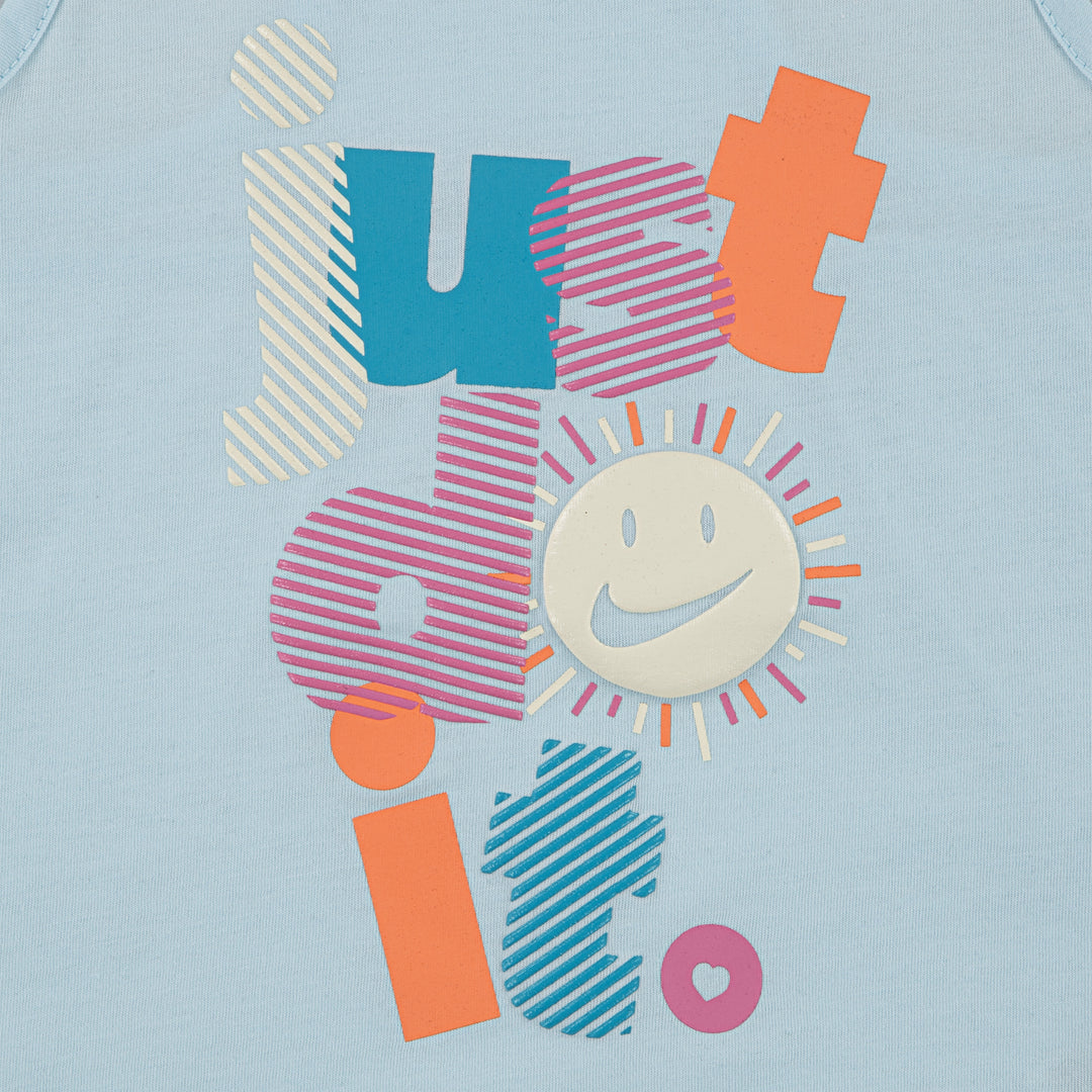 Nike Girls Sunny Swoosh Tank Short Dust Cactus (Little Kids)