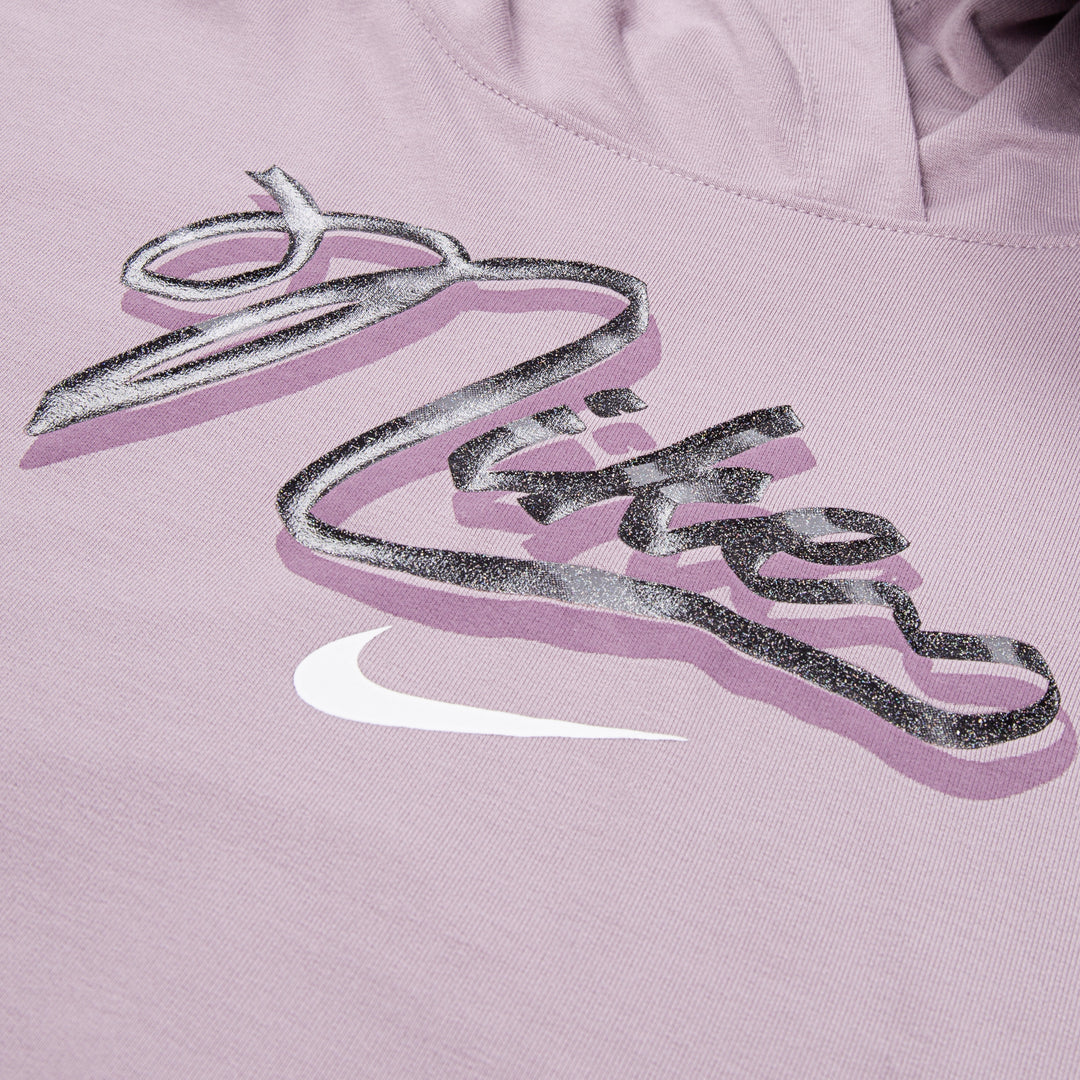 Nike Girls Swoosh On Pointe Jogger Set Plum Fog (Little Kids)