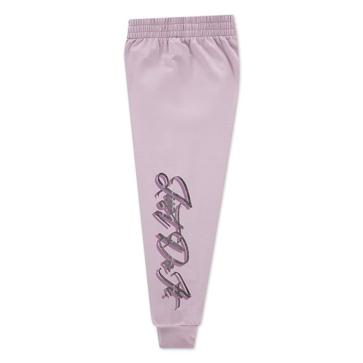 Nike Girls Swoosh On Pointe Jogger Set Plum Fog (Little Kids)