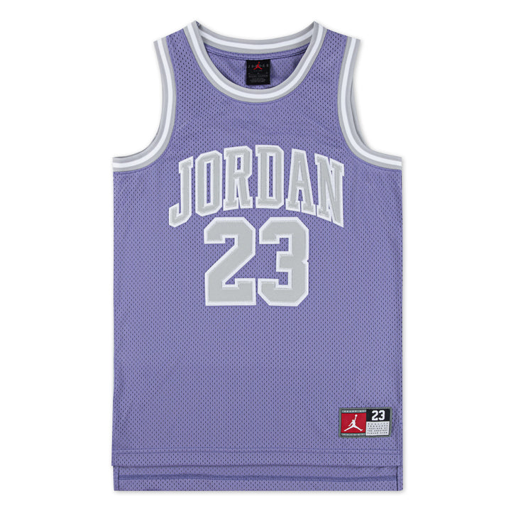 Jordan Girls 23 Jersey Dust Amethyst (Big Kids)