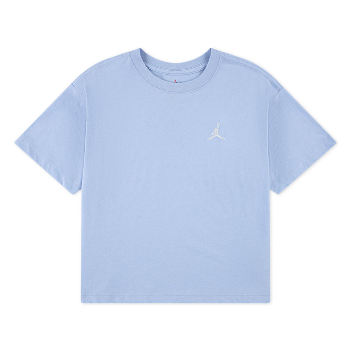 Jordan Girls Brooklyn Essentials Short Sleeve T-Shirt Cobalt Bliss (Big Kids)