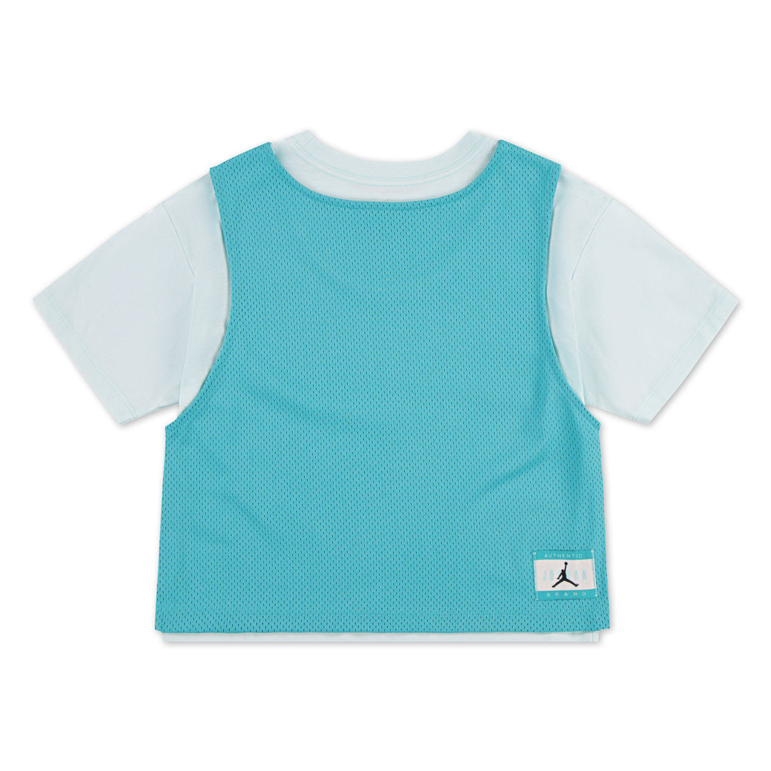 Jordan Girls Training Camp Mesh Overlay Washed Teal (Big Kids)