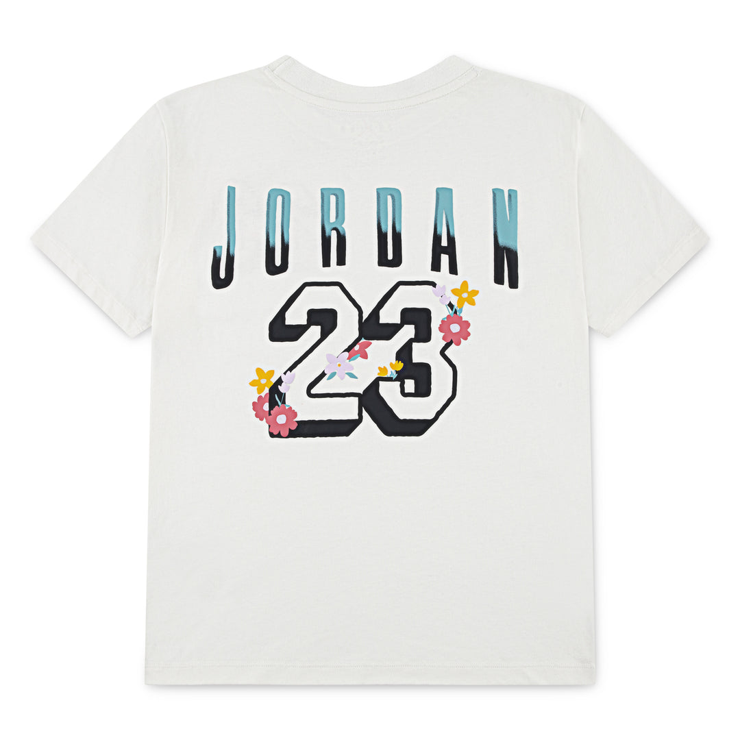 Jordan Girls Summer Bloom Oversized Tee Sail (Big Kids)