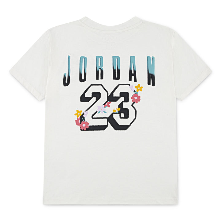 Jordan Girls Summer Bloom Oversized Tee Sail (Big Kids)