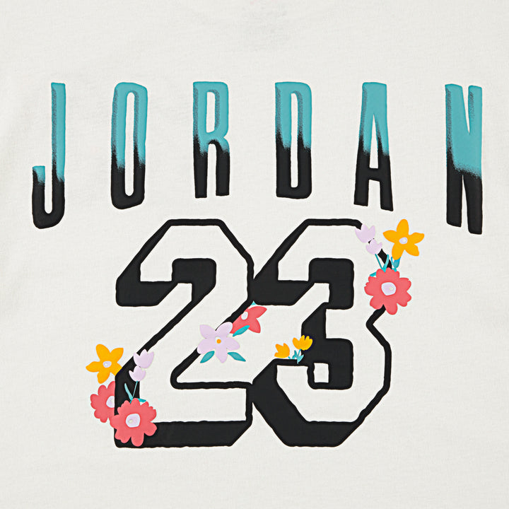 Jordan Girls Summer Bloom Oversized Tee Sail (Big Kids)