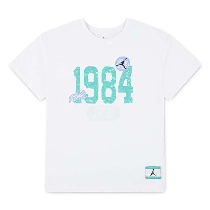 Jordan Girls Training Camp 1984 Tee White (Big Kids)