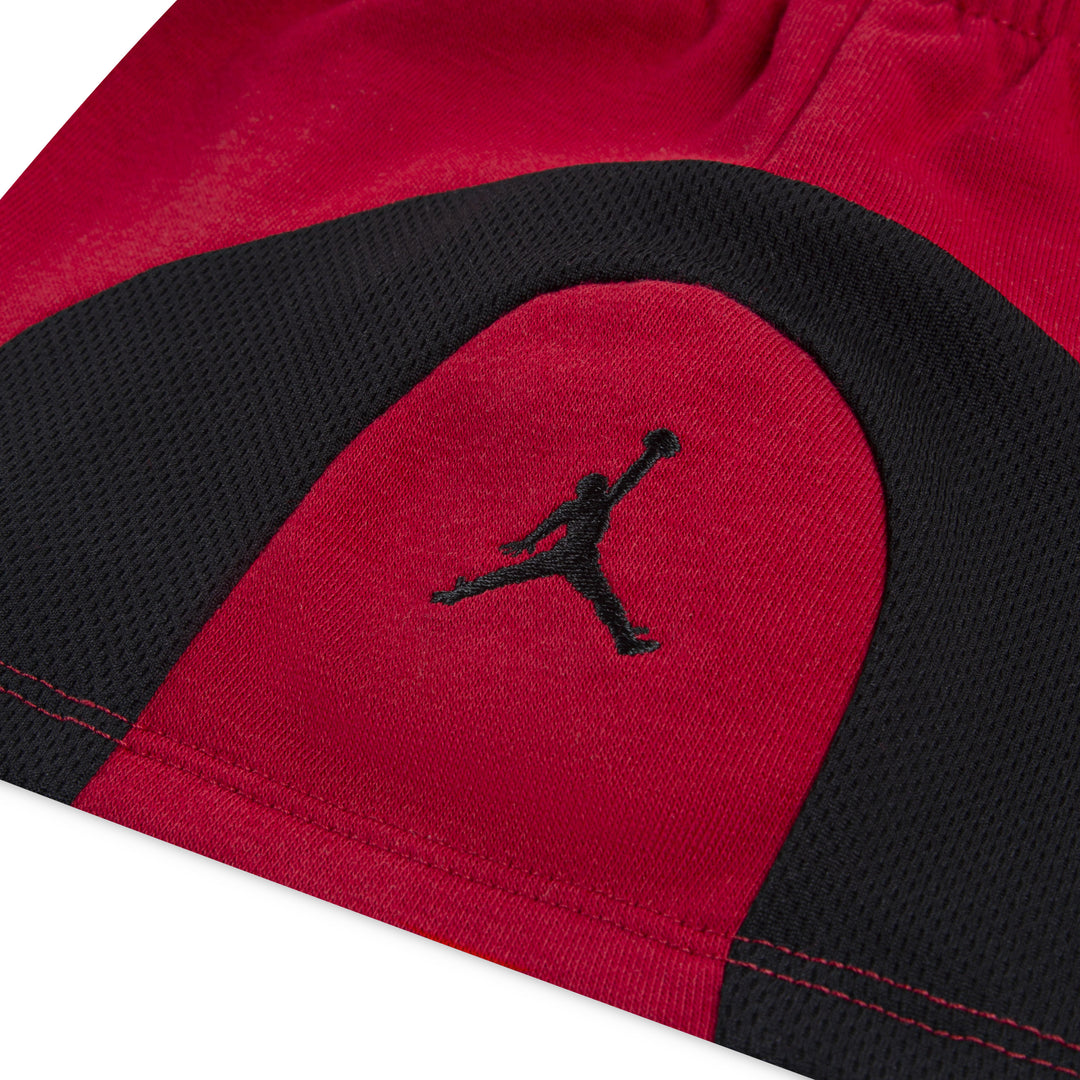 Jordan Boys Flight Club Era 2-Piece Shorts Set Gym Red (Toddlers)