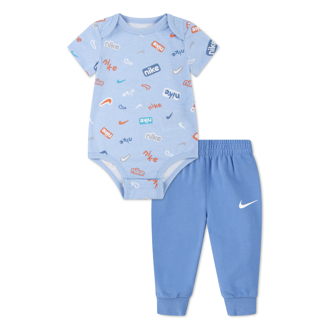 Nike Boys E1D1 Bodysuit Pants Set (Newborn)