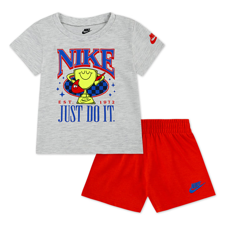 Nike Boys Sportswear AYG Jersey Short Set Picante Red (Infant)