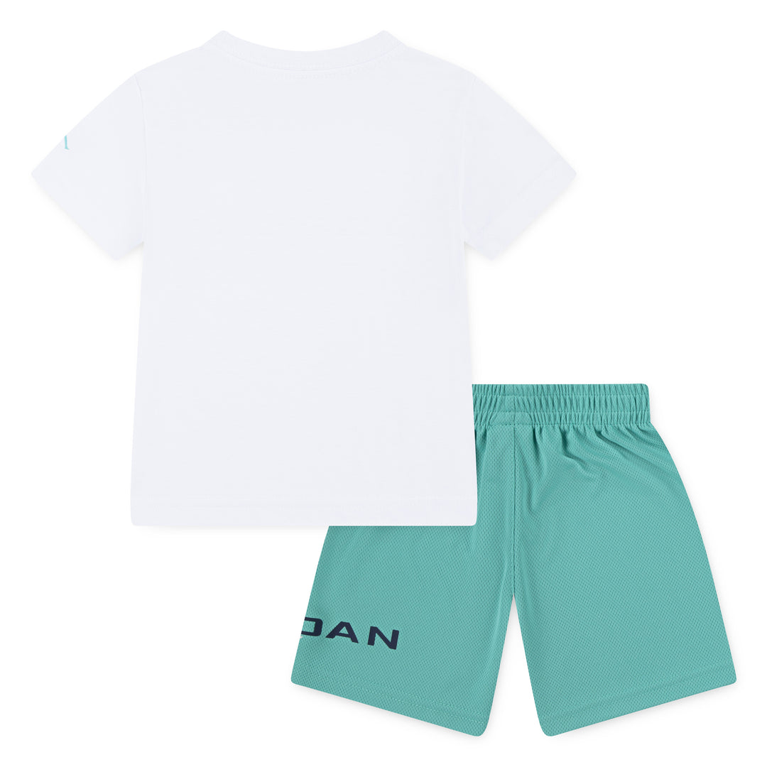 Jordan MJ Baseline Mesh Short Set Washed Teal (Toddlers)
