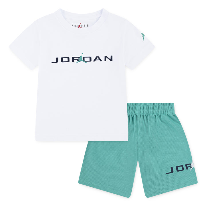 Jordan MJ Baseline Mesh Short Set Washed Teal (Toddlers)