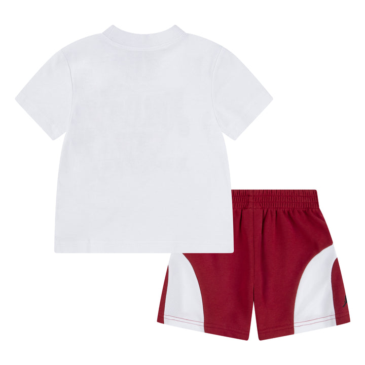 Jordan Boys Flight Club Era 2-Piece Shorts Set Gym Red (Toddlers)