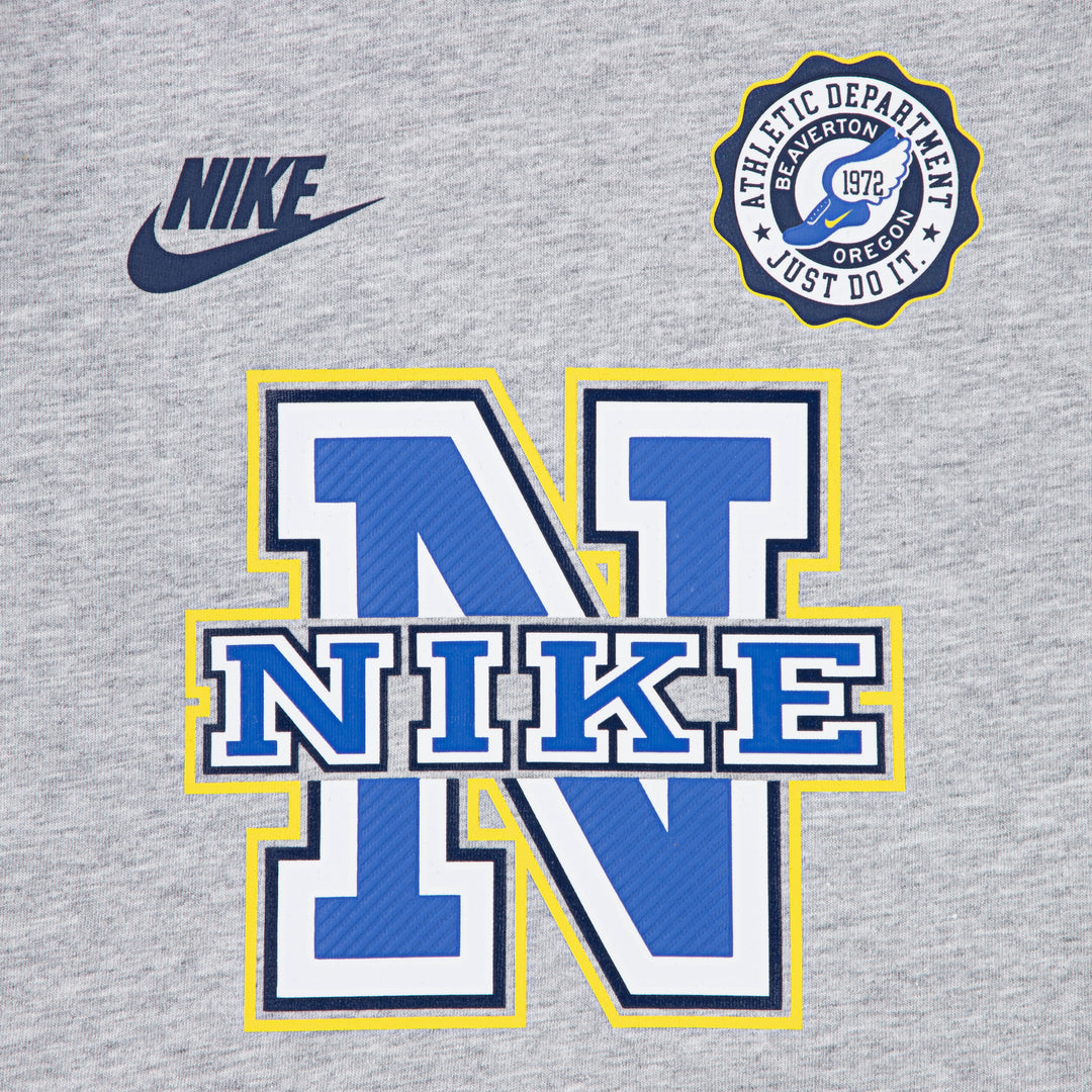 Nike Boys Athletics Long Sleeve T-Shirt Light Smoke Gray Heather (Toddlers)
