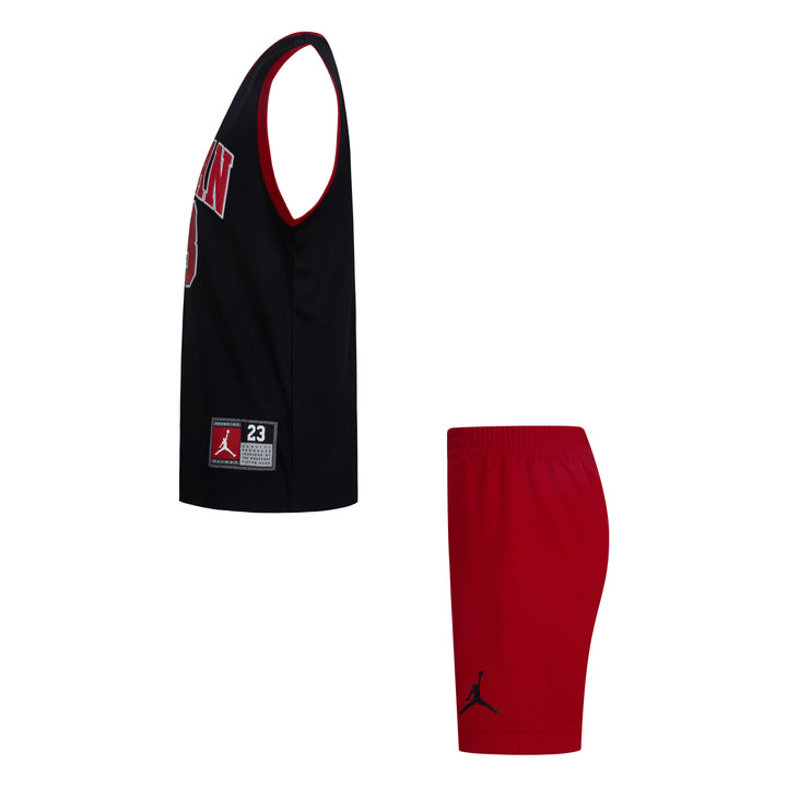 Jordan Boys Jordan 23 Jersey Set Black/Gym Red (Little Kids)