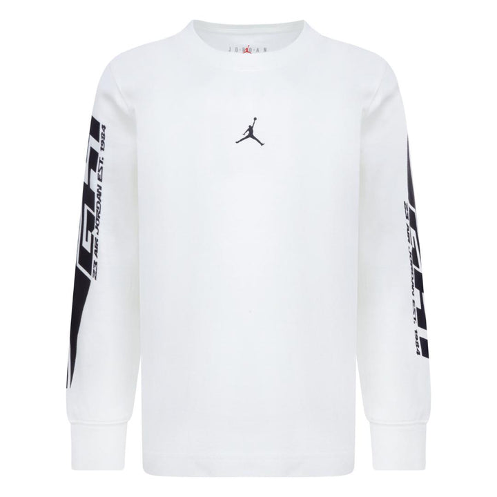 Jordan Boys MVP Flight Long Sleeve Tee Sail (Little Kids)
