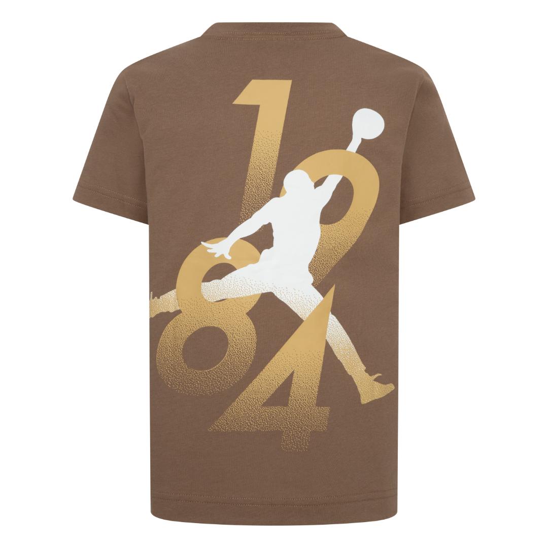 Jordan Boys Flight 2384 Short Sleeve Tee Brown (Little Kids)