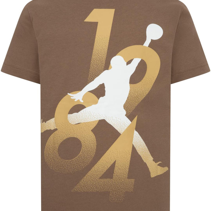 Jordan Boys Flight 2384 Short Sleeve Tee Brown (Little Kids)