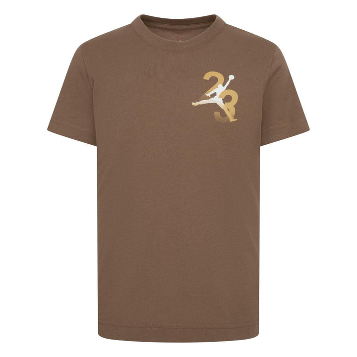 Jordan Boys Flight 2384 Short Sleeve Tee Brown (Little Kids)