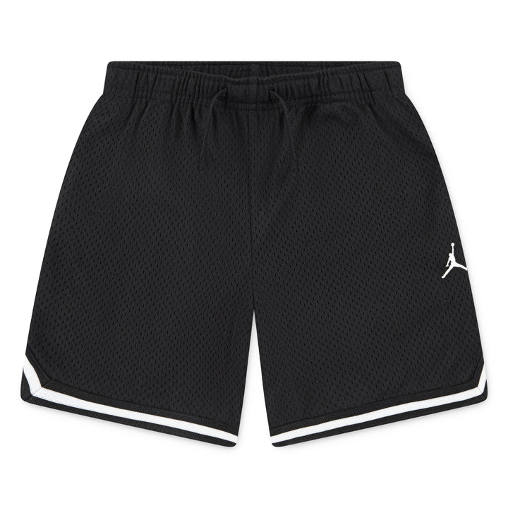 Jordan Boys Taping Mesh Black Shorts (Little Kids)