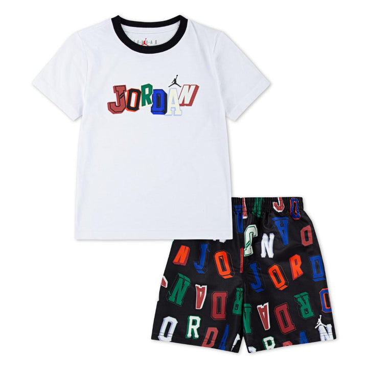 Jordan Boys Court Of Legends Short Set Black (Little Kids)