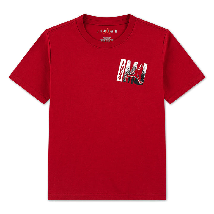 Jordan Boys Jumpman Back Short Sleeve T-Shirt Gym Red (Little Kids)