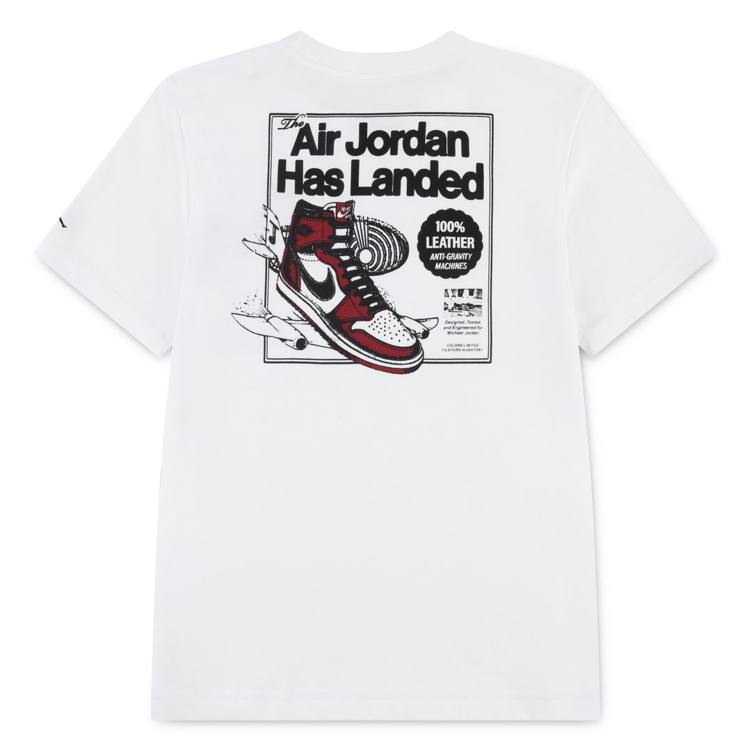 Jordan Boys Varsity Split Short Sleeve T-Shirt White (Little Kids)