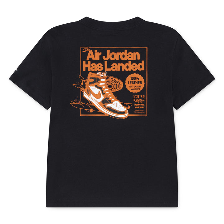 Jordan Boys Varsity Split Short Sleeve T-Shirt Black (Little Kids)