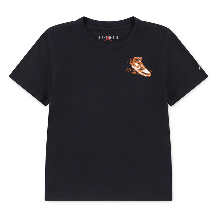 Jordan Boys Varsity Split Short Sleeve T-Shirt Black (Little Kids)
