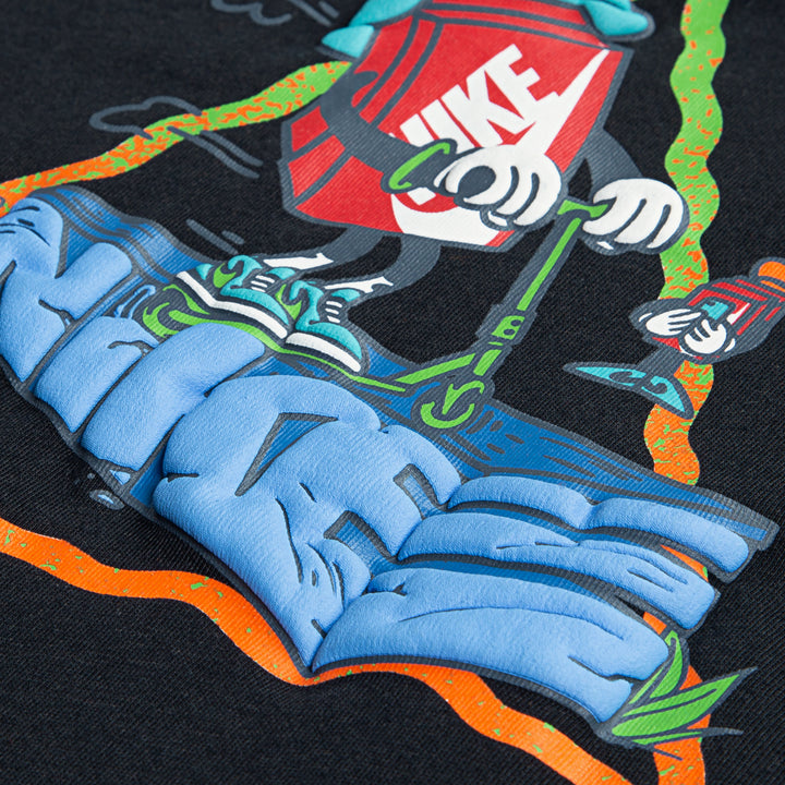 Nike Boys Boxy Scooter Tee Black (Little Kids)