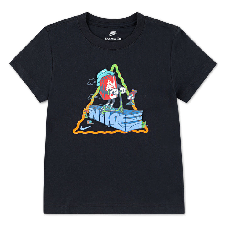 Nike Boys Boxy Scooter Tee Black (Little Kids)