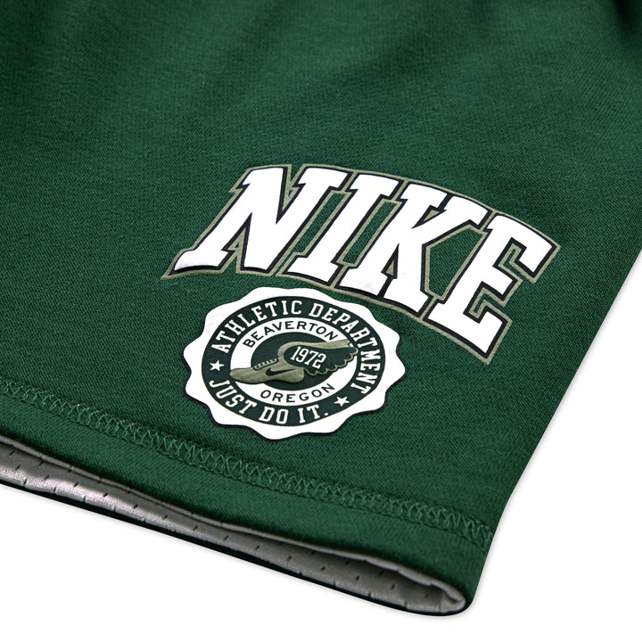 Nike Boys Sportswear P.E. Reversible Shorts Fir (Little Kids)