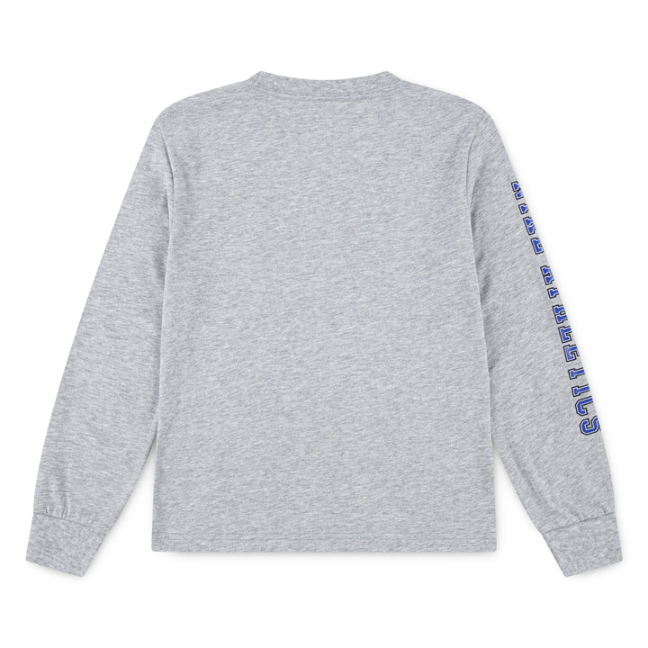 Nike Boys Athletics Long Sleeve T-Shirt Light Smoke Gray Heather (Little Kids)