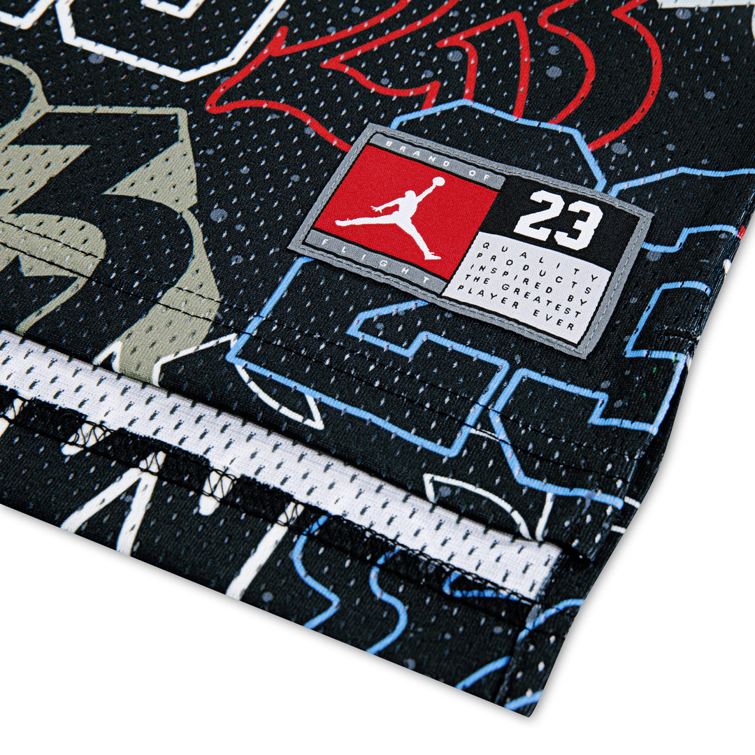 Jordan Boys Jordan 23 AOP Jersey Black/Sail (Big Kids)