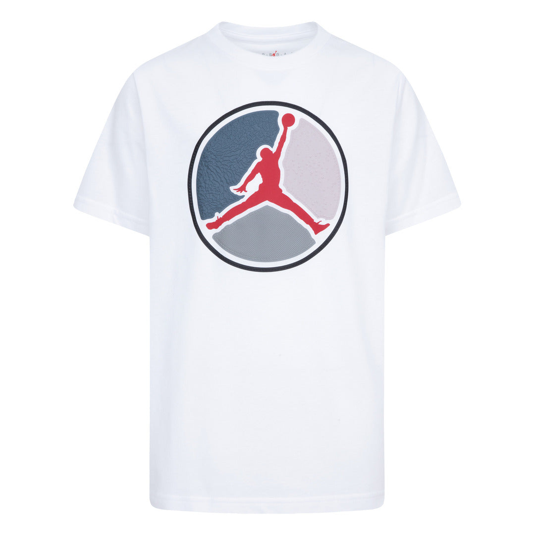 Jordan AJ Ring Short Sleeve Tee White (Big Kids)