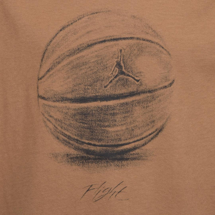 Jordan Boys Game Of Flight Short Sleeve Tee Brown (Big Kids)