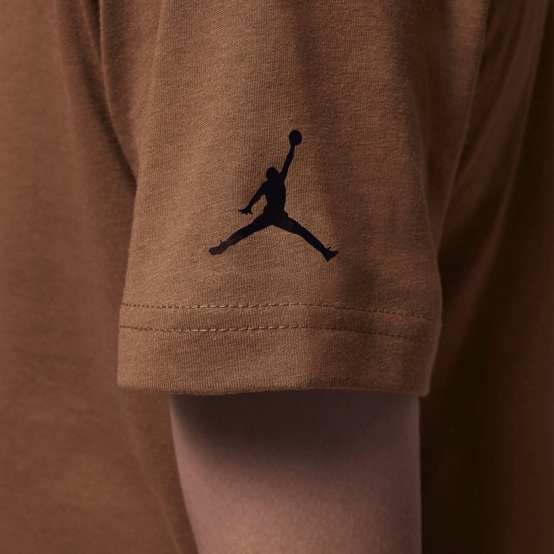 Jordan Boys Game Of Flight Short Sleeve Tee Brown (Big Kids)
