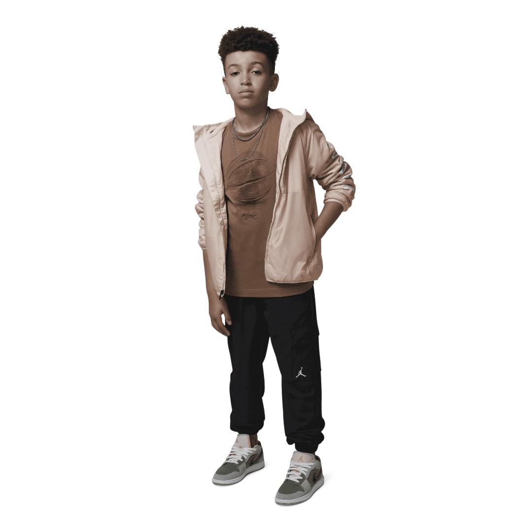 Jordan Boys Game Of Flight Short Sleeve Tee Brown (Big Kids)
