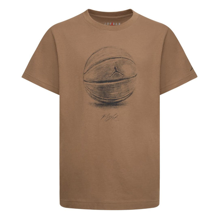 Jordan Boys Game Of Flight Short Sleeve Tee Brown (Big Kids)