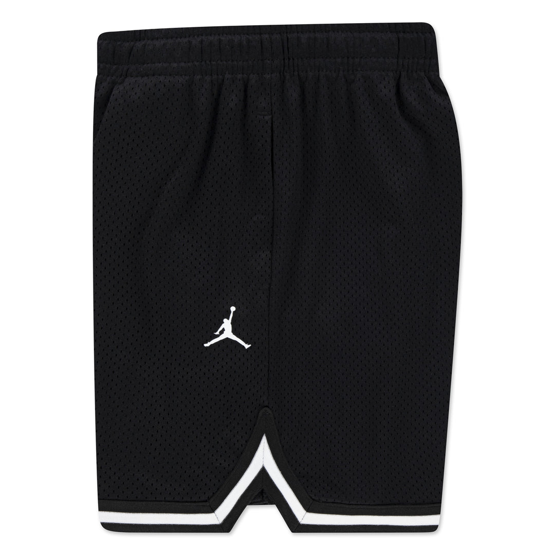 Jordan Boys Taping Mesh Black Shorts (Big Kids)