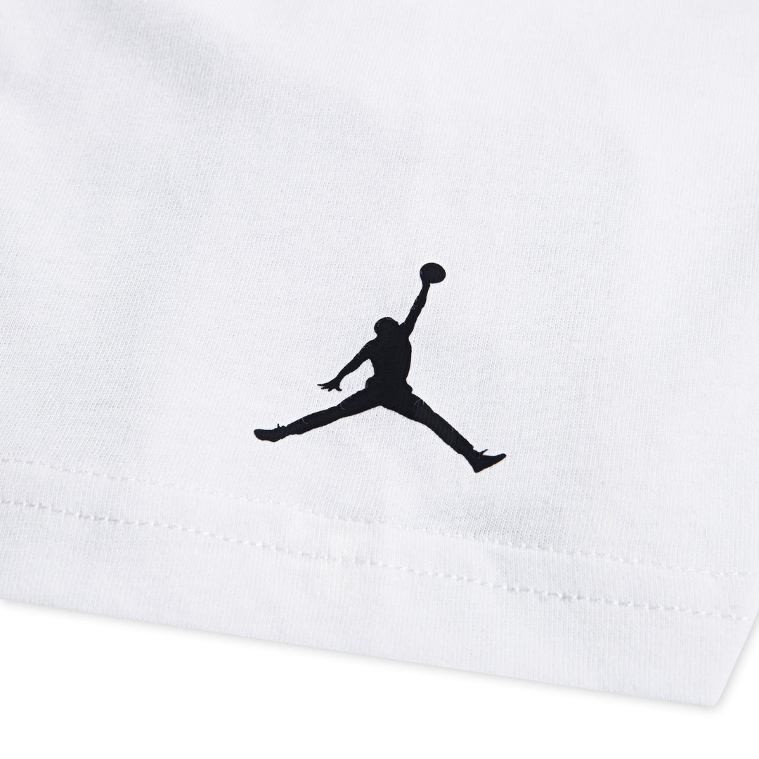 Jordan Boys Deep Dish Short Sleeve T-Shirt White (Big Kids)