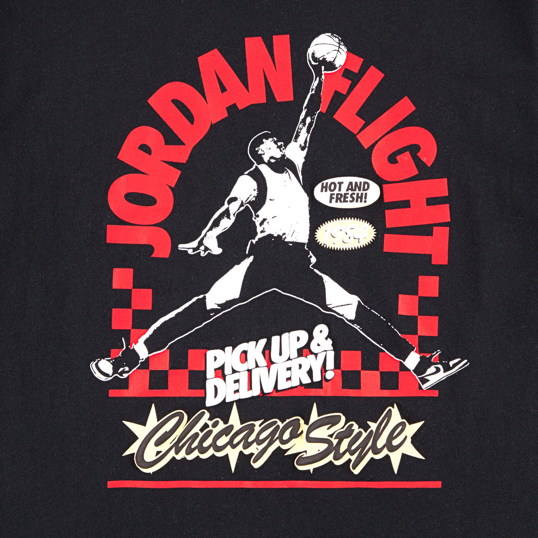 Jordan Boys Deep Dish Short Sleeve T-Shirt Black (Big Kids)