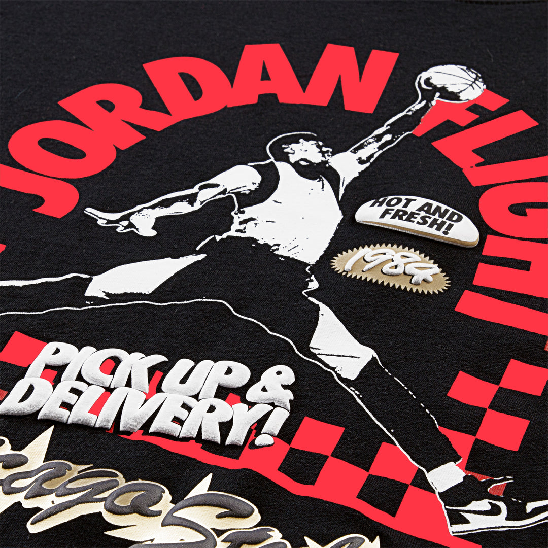 Jordan Boys Deep Dish Short Sleeve T-Shirt Black (Big Kids)