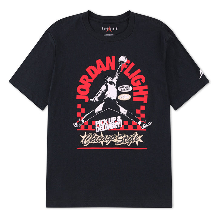 Jordan Boys Deep Dish Short Sleeve T-Shirt Black (Big Kids)