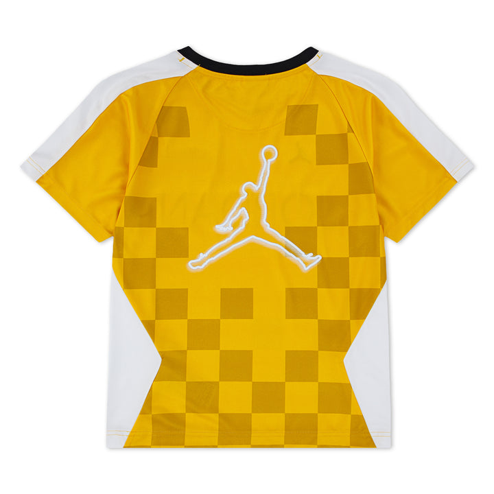 Jordan Boys Deep Dish Poly Jersey Yellow Ochre (Big Kids)