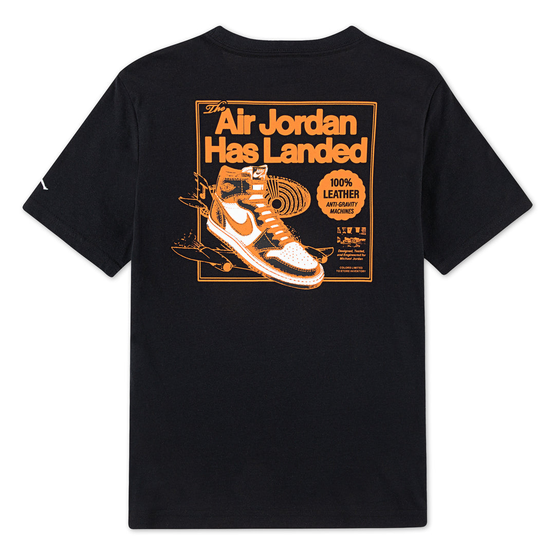 Jordan Boys Varsity Split Short Sleeve T-Shirt Black (Big Kids)