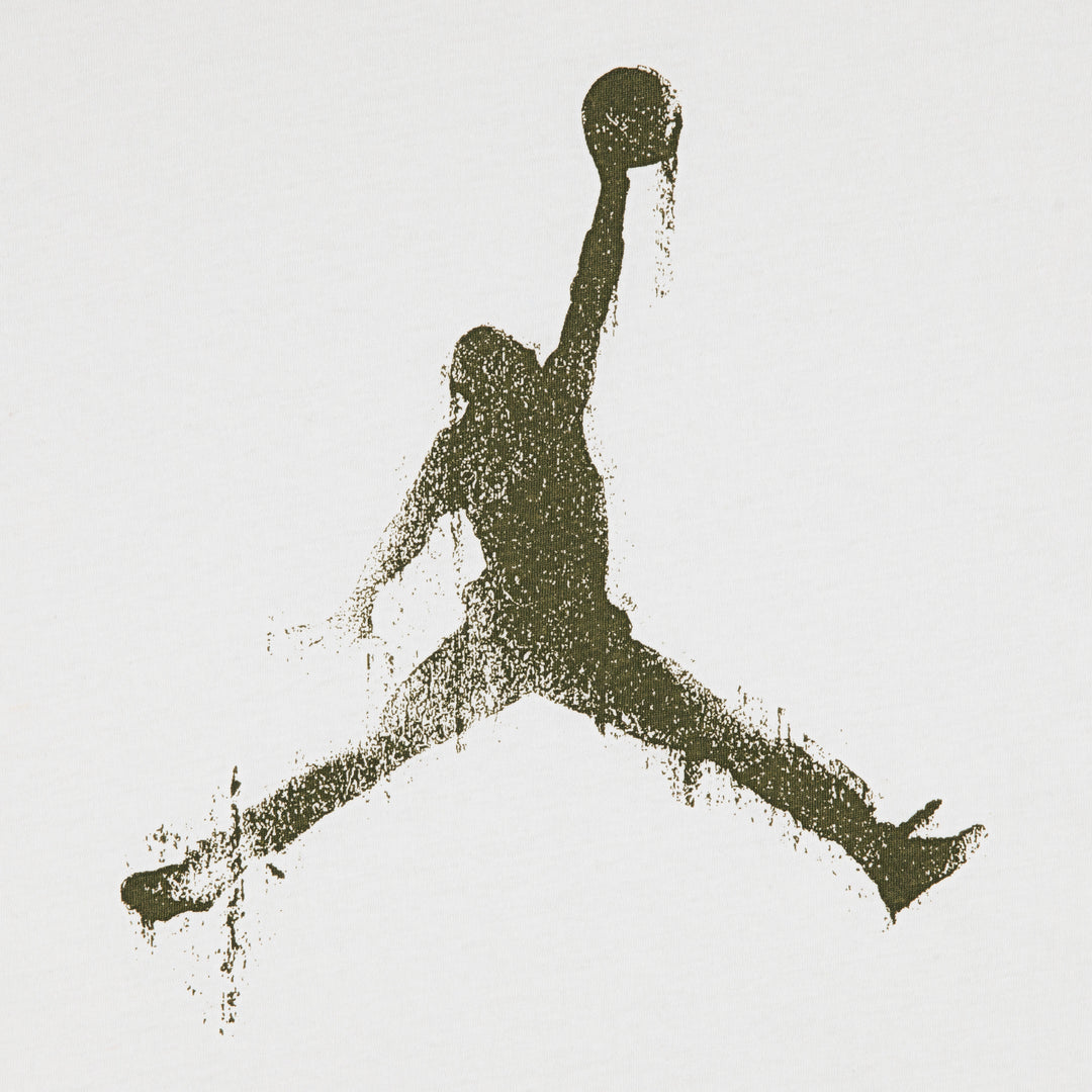 Jordan Boys Jumpman Drips White Long Sleeve T-Shirt (Big Kids)