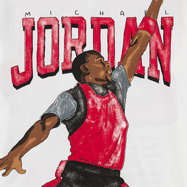 Jordan Boys Sketch White T-Shirt (Big Kids)