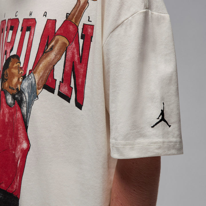 Jordan Boys Sketch White T-Shirt (Big Kids)