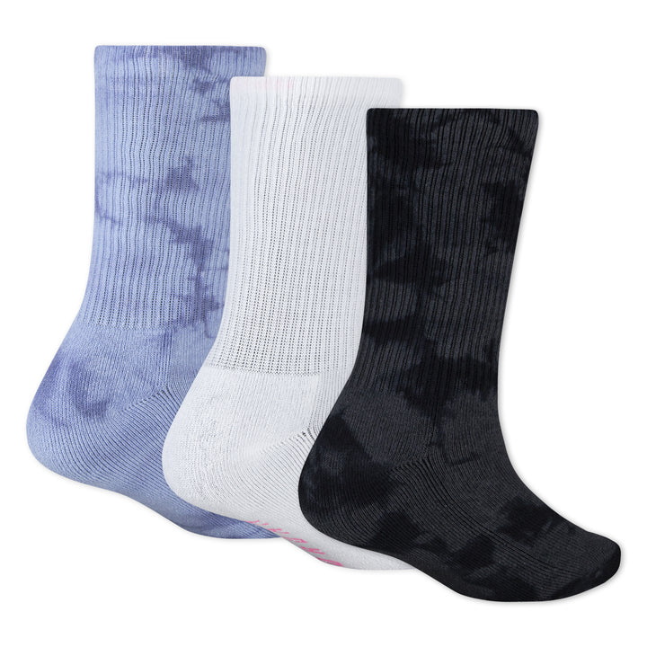 Jordan Girls Blue Jeans & Bling 3 Pack Crew Socks Cobalt Bliss (Big Kids)